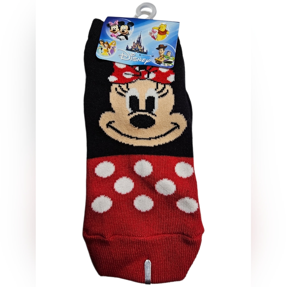 Disney Minnie Mouse Kids Socks - Black, Red, White